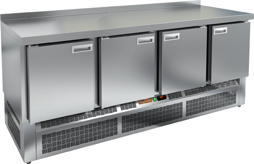 СТОЛ С МОРОЗИЛЬНЫМ ШКАФОМ HICOLD GNE 1111/BT (R290)