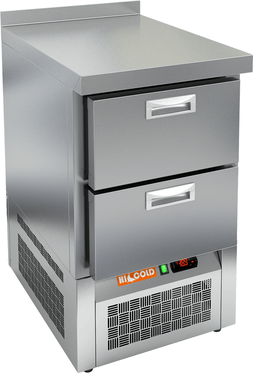 СТОЛ С ХОЛОДИЛЬНЫМ ШКАФОМ HICOLD GNE 2/TN (R290)