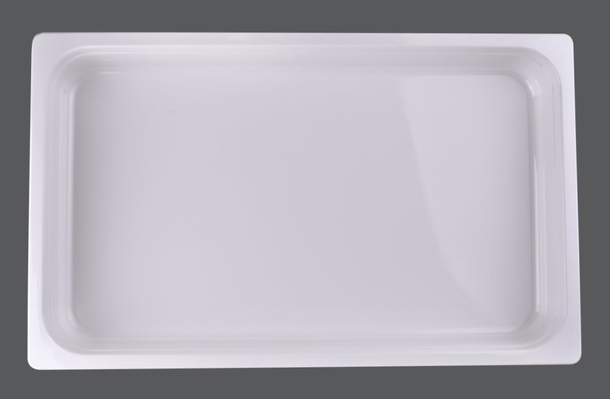 Гастроемкость GN 2/4 h65мм, меламин, цвет белый S-2506