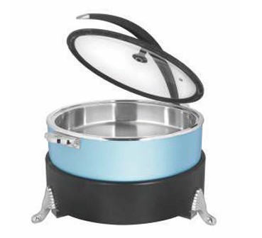 Мармит настольный (чефиндиш) круглый 8л, Blue Poppins PPB/BU/8