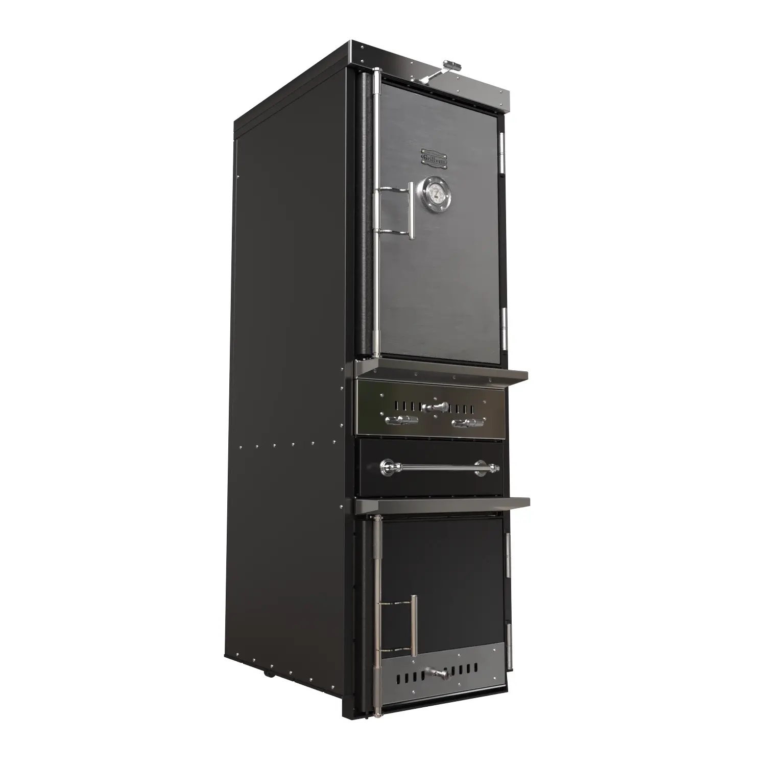 ГРИЛЬ-СМОКЕР GRILLVETT CABINET-600 (КЛАССИЧЕСКОЕ ИСПОЛНЕНИЕ, ЧЕРНЫЙ) — 1