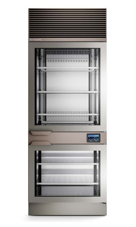 ШКАФ ХОЛОДИЛЬНО-МОРОЗИЛЬНЫЙ ISA HIZONE GOURMET TN/TB 1 DOOR GLASS — 2