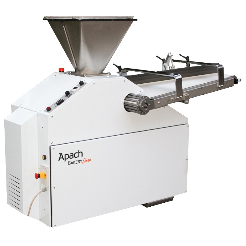 ТЕСТОДЕЛИТЕЛЬ ВАКУУМНЫЙ С УСТРОЙСТВОМ ОКРУГЛЕНИЯ APACH BAKERY LINE SD80/2 A С БУНКЕРОМ 120 КГ