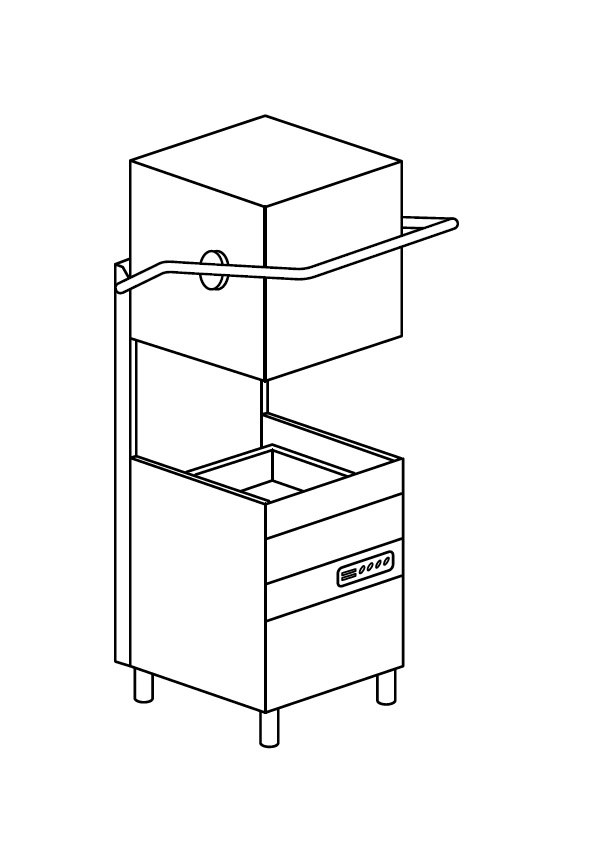 МАШИНА ПОСУДОМОЕЧНАЯ DIHR HT 11 I TT + DDE + PS + XP — 2