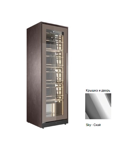 ШКАФ ВИННЫЙ ENOFRIGO INFINITY STD SLIM + ПОЛКИ GA96330005 SKY — 2