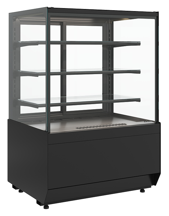 Витрина кондитерская Carboma KC70 VV 1,3-1 Standard версия 2.0 (Techno 9005)