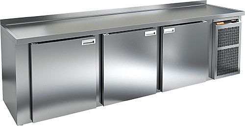 BR-111/GNK стол охл. (-2+10), 3 двери, под кеги, 2840х700х850мм, HICOLD RUS