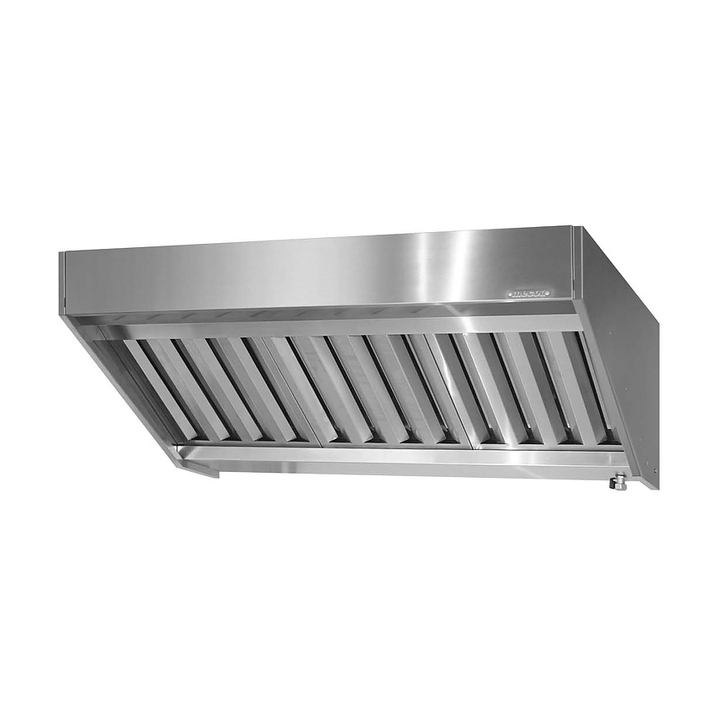Зонт вытяжной полуоткрытый ЗВПн - 2000*1000*400 "Norma Inox", пристенный