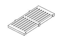 РЕШЕТКА КОЛОСНИКОВАЯ Д/ПЕЧЕЙ HJX-20/25/45 JOSPER 53X10СМ 0426 — 2