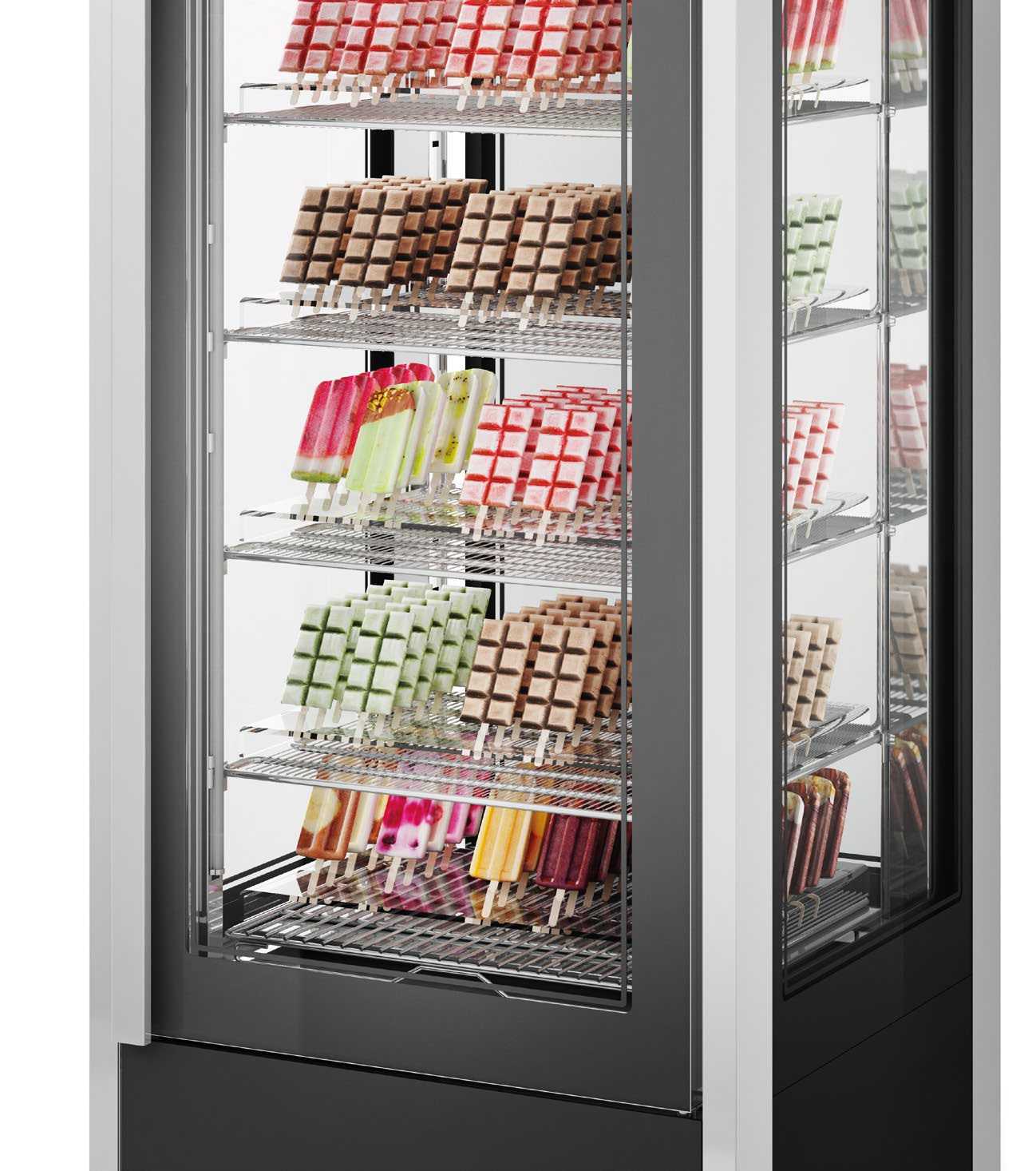 ВИТРИНА МОРОЗИЛЬНАЯ ISA CRISTAL TOWER 75 H206 TB RS WHITE — 2