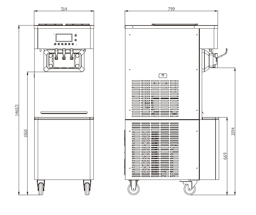 ФРИЗЕР ДЛЯ МОРОЖЕНОГО GELPROM GP300F-AP, ПОМПА — 3