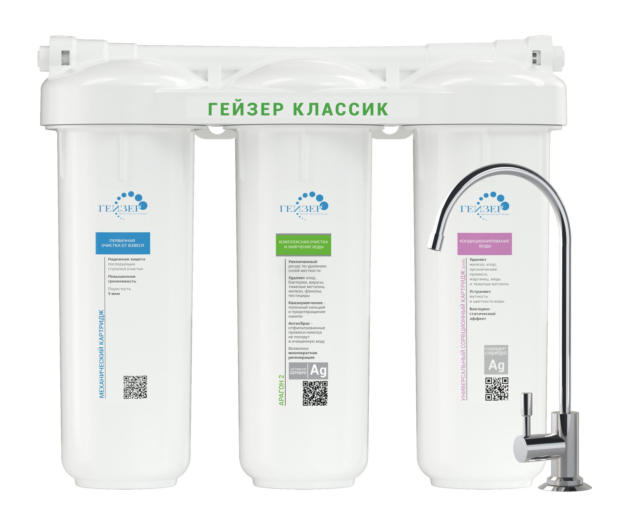 Фильтр Гейзер Классик для жесткой воды — 1