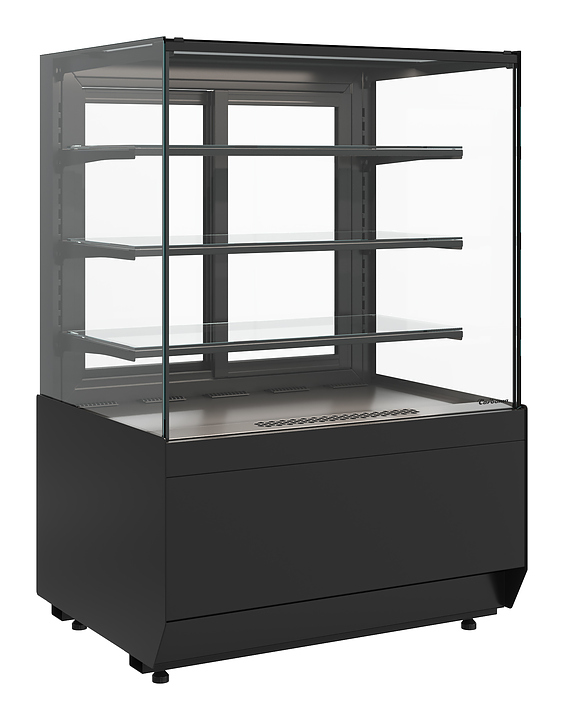 Витрина кондитерская Carboma KC70 VM 1,3-1 Light версия 2.0 (Techno 9005)