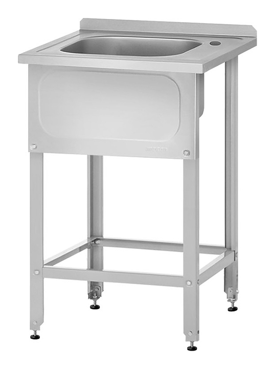 Ванна моечная Mecon Norma Inox ВМЦн 700х600х860 мм (1 м/о 500х400х250 мм) ножка угловая
