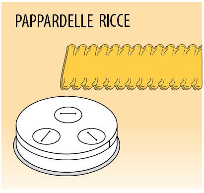 Насадка для MPF 2,5/MPF 4 PAPPARDELLE RICCE